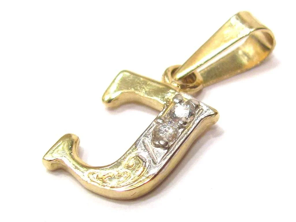 Köves arany betűmedál - Image 3